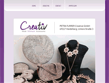 Tablet Screenshot of creativ-schenken.net